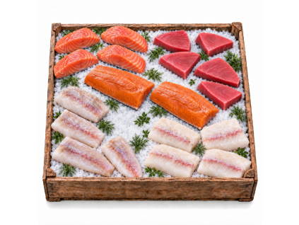 Prémiový rybí box · min. 3 240 g — Schválená produktová fotografie