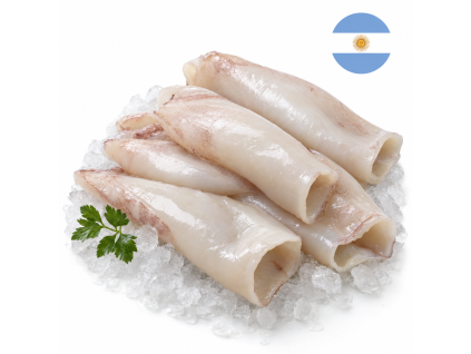 Kalamár argentinský - čištěné tuby 1kg — Produktová fotografie